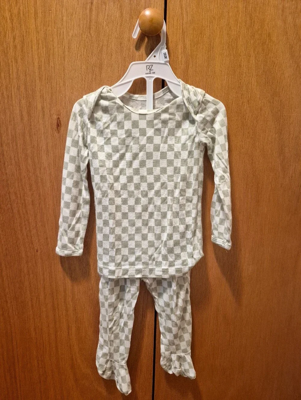🌼$12 Checkerboard Matching Footie Set